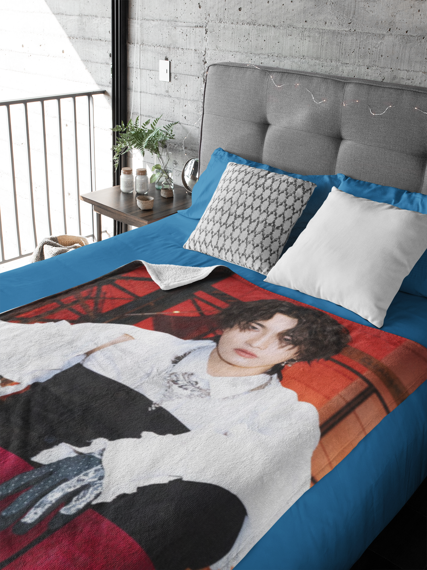 seonghwa ateez blanket