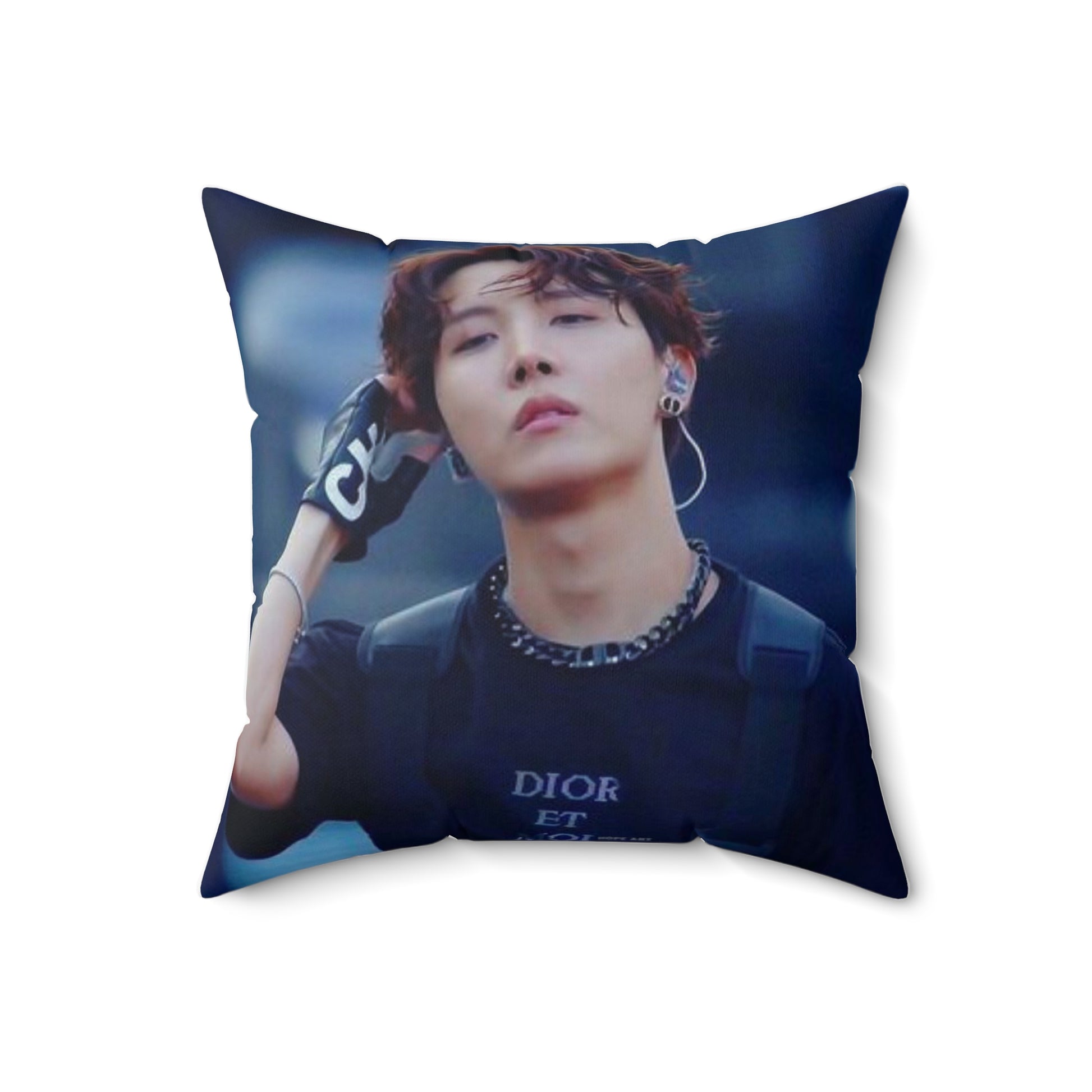 BTS J-Hope square polyester pillow