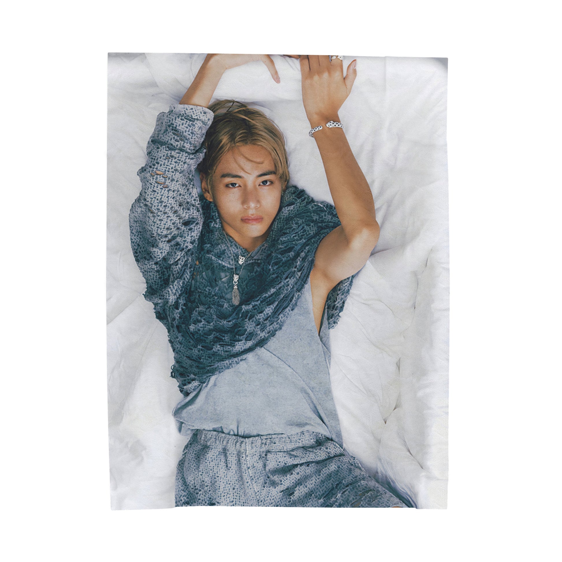BTS Taehyung photo blanket