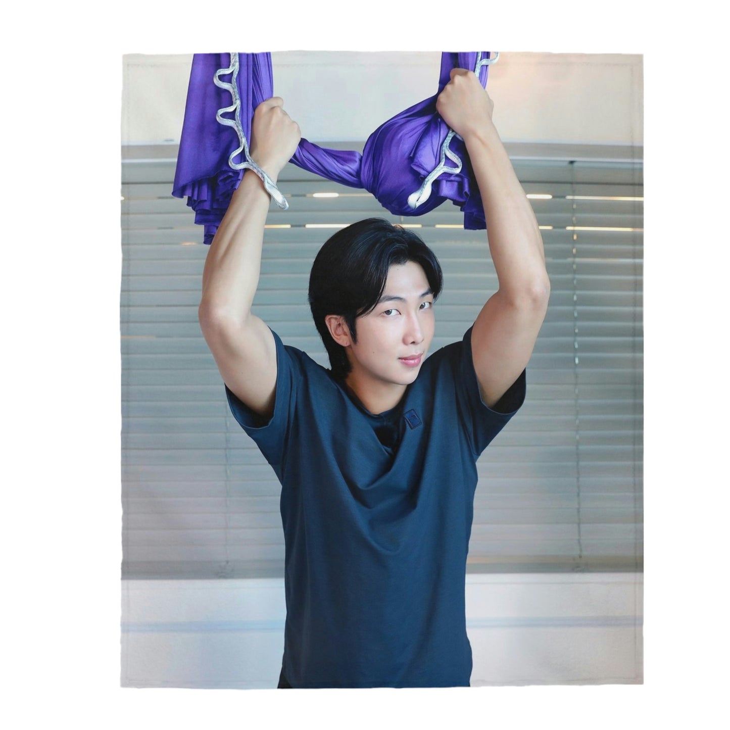 Namjoon Throw Blanket | RM Soft Velveteen Plush Blanket 011