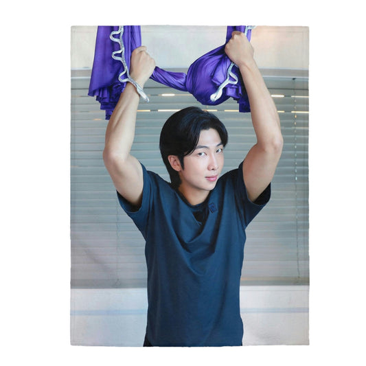 Namjoon Throw Blanket | RM Soft Velveteen Plush Blanket 011
